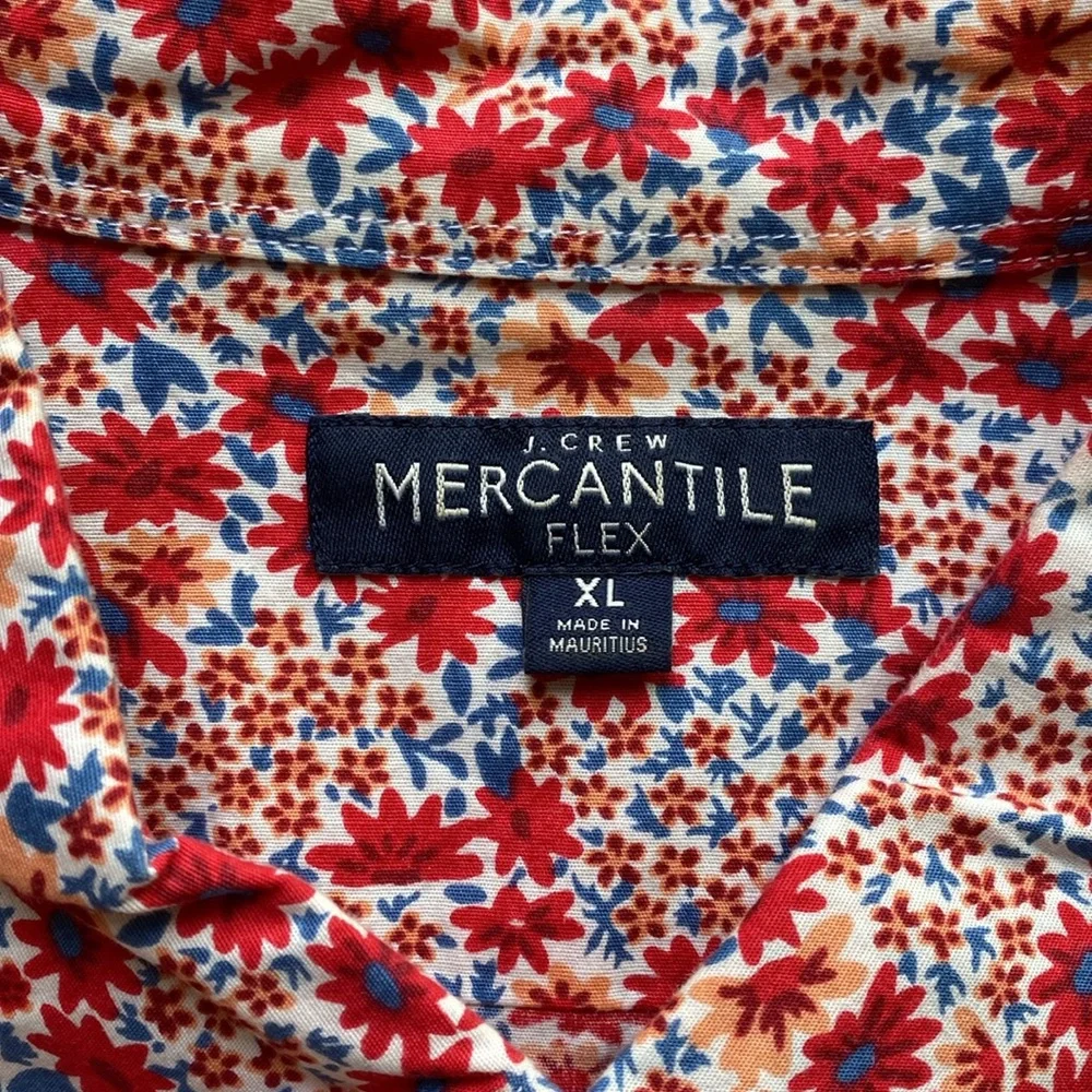 J.Crew Floral Short Sleeve Shirt